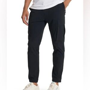 Vuori Men’s Black Relaxed Meta Cargo Jogger Pants Size 28x31